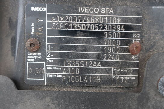 Varebil IVECO 35s18 3,0 WB4100 Aut.