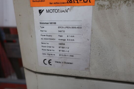 Dobbelt MOTOMAN nx 100  ERCS-UP50N-35/S-AE00