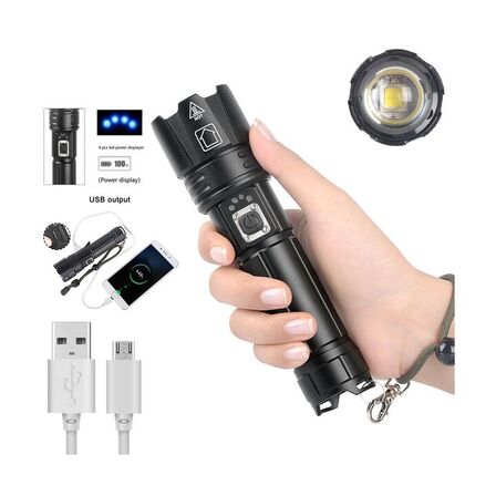 LED-lommelygte 3000 lumen 30W USB-C