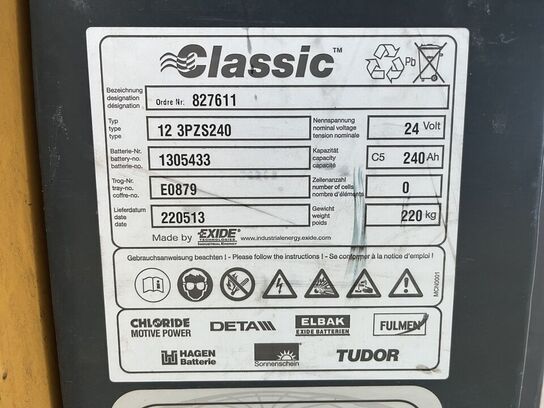 EL Stabler UNITRUCK AT3185 inkl. Oplader