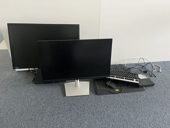 2 stk. monitor, Dell/Samsung