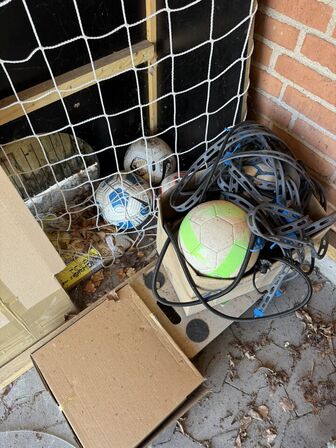 Fodboldmål inkl. bolde