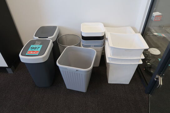 15 stk. Skraldespande 