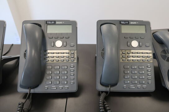 13 stk. IP-telefoner snom 720