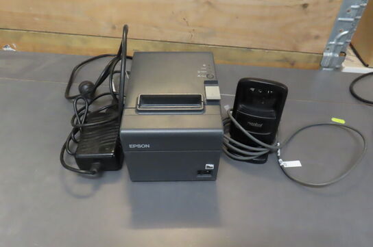Bonprinter EPSON samt stregkodescanner