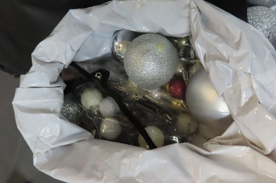 2 stk. Poser med julepynt