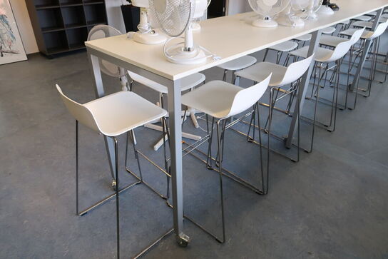 Barbord HOLMRIIS Ergomade med 5 stk. barstole FREDERICIA FURNITURE