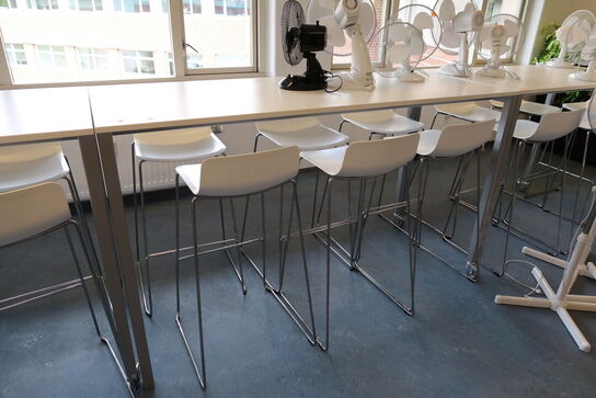 Barbord HOLMRIIS Ergomade med 6 stk. barstole FREDERICIA FURNITURE