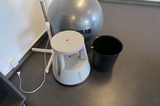 Elefantfod, ventilator, træningsbold