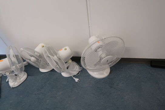 Gulvventilator samt 4 stk. ventilatorer