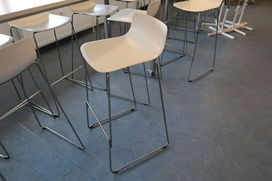 Barbord HOLMRIIS Ergomade med 6 stk. barstole FREDERICIA FURNITURE