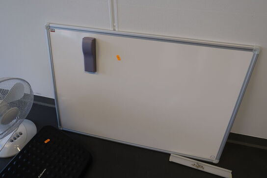 Whiteboard, fodstøtte, 2 stk. ventilatorer