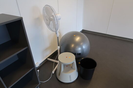Elefantfod, ventilator, træningsbold