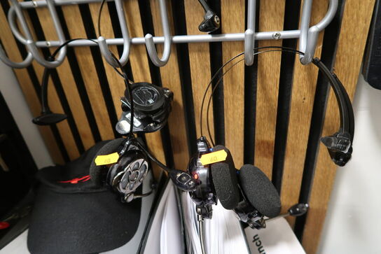 5 stk. headsets med batterier og lader