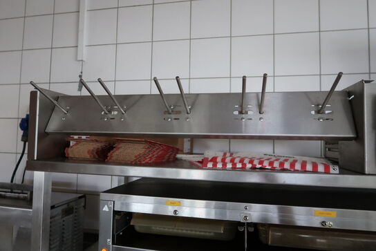 Rustfri stålbord med køleenhed uden varmeskab