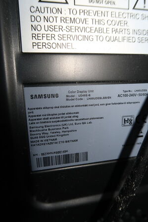 5 stk. fladskærme SAMSUNG UD46E-B
