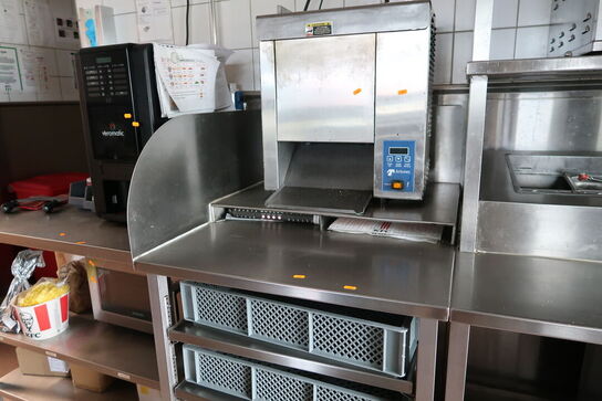 Rustfri stålbord uden brødrister