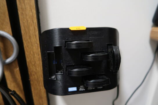 5 stk. headsets med batterier og lader