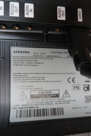 2 stk. fladskærme SAMSUNG PM49H