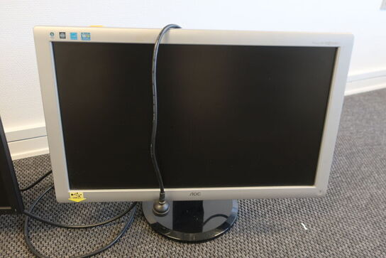 2 stk. computerskærme