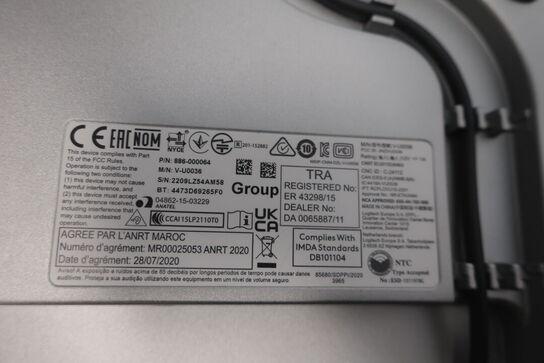 Konference telefon LOGITECH med kamera og fjernbetjening