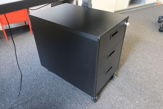 El. hæve/sænke skrivebord samt skuffemodul