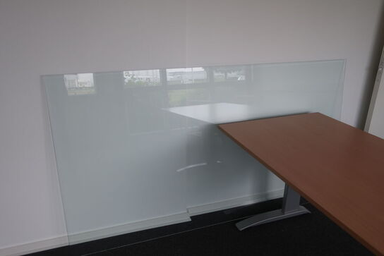 2 stk. bukke samt glas bordplade