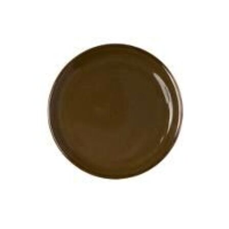 17 stk. Tallerken stentøj valnød 160 mm Rustik