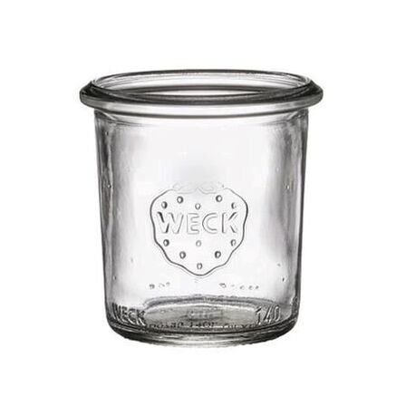 24 stk. Patentglas 14 cl u/låg Diam 60 mm Weck
