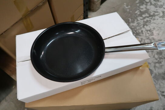 4 stk. Stegepande keramisk diam 280 mm til induktion, el og gas