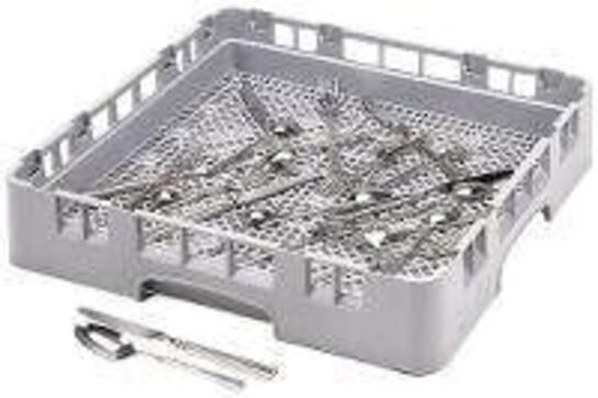 5 stk. Bestikkurv 500x500 mm grå Cambro