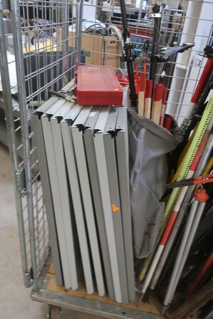 Div. Reoler, målestativer, pinde