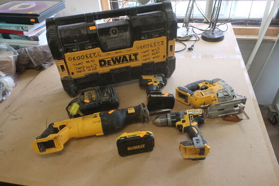 5 stk. elværktøj DEWALT