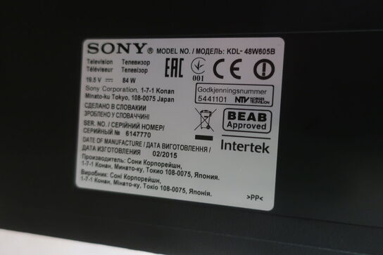 Fjernsyn SONY KDL-48W605B