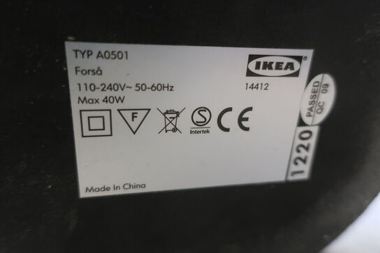 4 stk. bordlamper IKEA