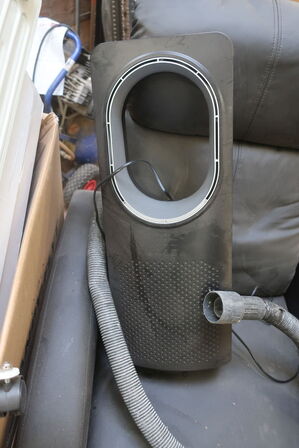 Massagestol, pærer, luftfriskert m.m.