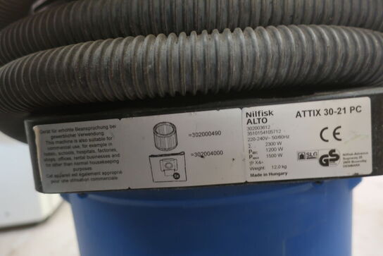 Støvsuger NILFISK ATTIX 30 m/div. Tilbehør