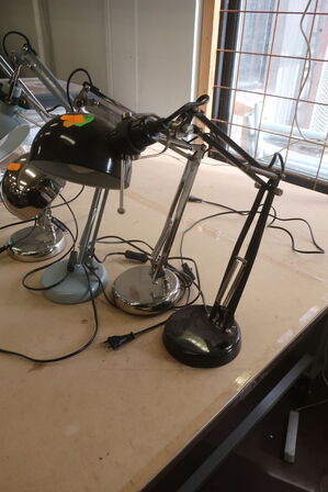 4 stk. bordlamper IKEA