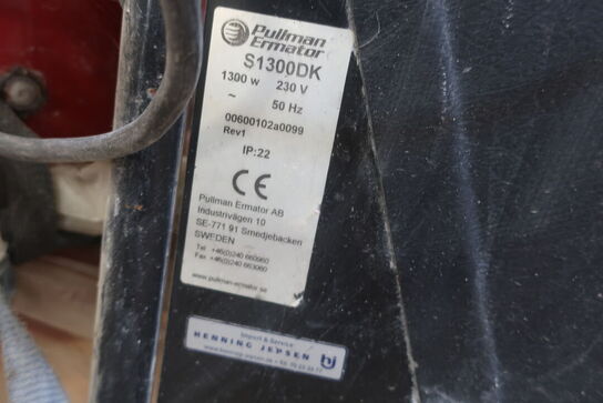 Støvsuger-/udskiller PULLMAN ERMATOE S1300