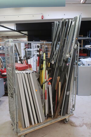 Div. Reoler, målestativer, pinde