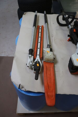 Kombimotor STIHL KM131R med forsats hækkeklipper og motorsav