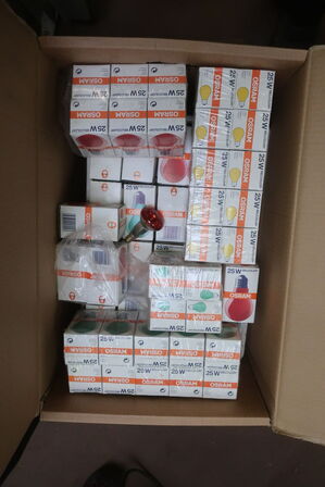 Massagestol, pærer, luftfriskert m.m.