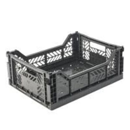 210 stk. Foldekasse sort B266 x D171 x H105 mm Begrænset antal, udgående vare