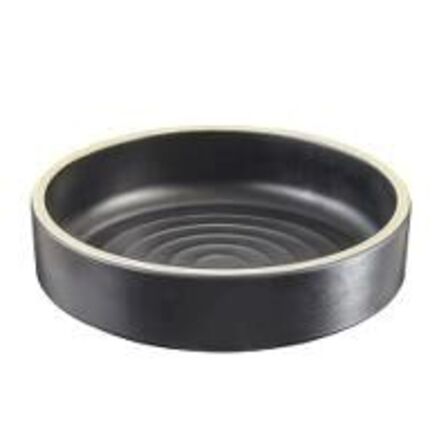 48 stk. Tapas skål sort diam 105 mm Melamin