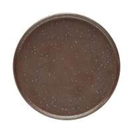 24 stk. Tallerken mat grå/brun diam 170 mm stentøj