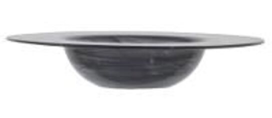 36 stk. Pastatallerken sort røg 250 mm ArdaCam