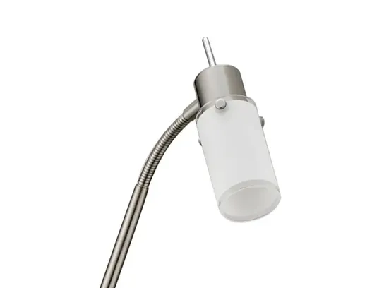 3 stk. leuchtendirekt gulvlampe max led læselampe stålglas(ubrugt)