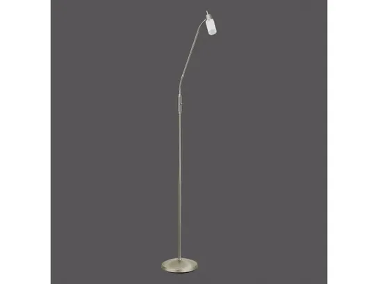 3 stk. leuchtendirekt gulvlampe max led læselampe stålglas(ubrugt)