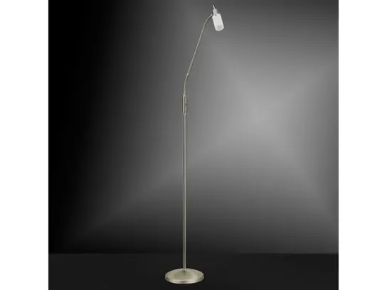 3 stk. leuchtendirekt gulvlampe max led læselampe stålglas(ubrugt)