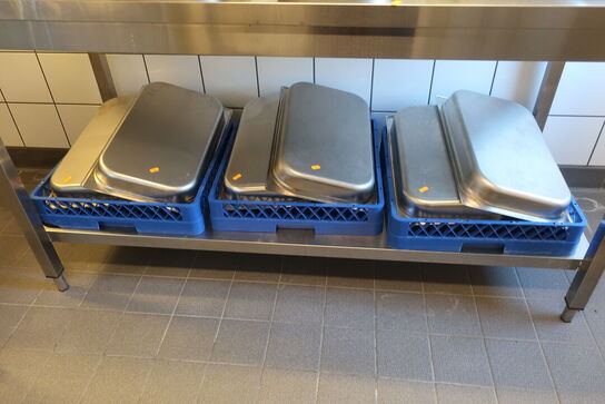 Gastrobakker, opvaskebakker medfølger ikke